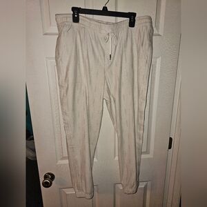Athleta White Jogger Pants